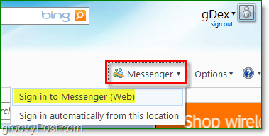 hogyan lehet használni a Windows Messenger-et az Internet böngészőből a Windows Live-ban