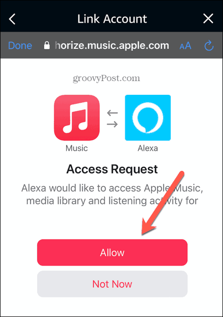alexa hozzáférést biztosít az Apple zenéhez
