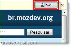 engedélyezze a Firefox kiegészítő telepítését
