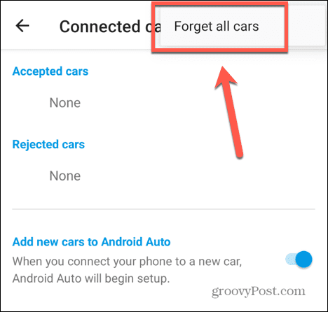 Android auto felejtsd el az összes autót