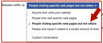 facebook hirdetés webhely forgalom célzási lehetőségei