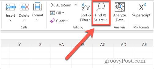 excel keresés és kiválasztás