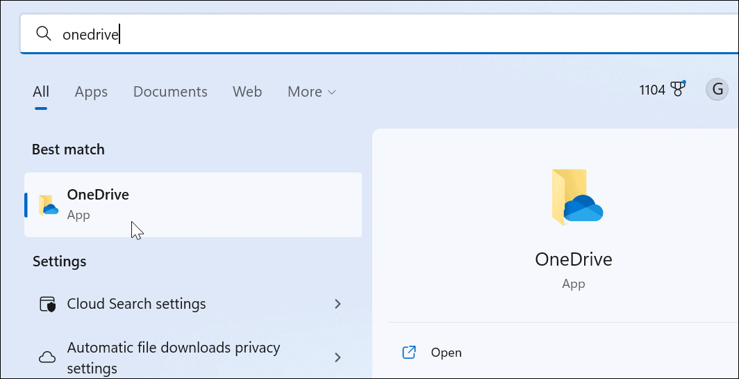 A OneDrive nem szinkronizálásának javítása