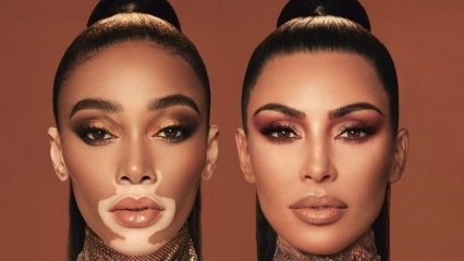 Kim Kardashian és Winnie Harlow ugyanabban a keretben váltak hirdetési arcokká!