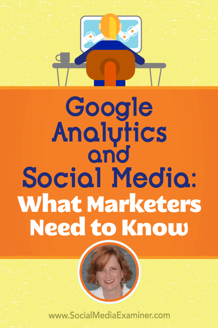 Google Analytics és közösségi média: Mit kell tudni a marketingszakembereknek Annie Cushing betekintésével a Social Media Marketing Podcast-ra.