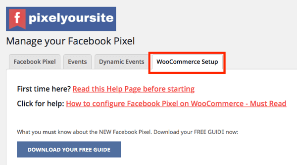 A PixelYourSite plugin WooCommerce integrációja lehetővé teszi e-kereskedelmi események beállítását az áruház számára.
