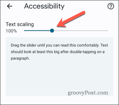 Módosítsa a szöveg méretezési beállítását a Chrome-ban