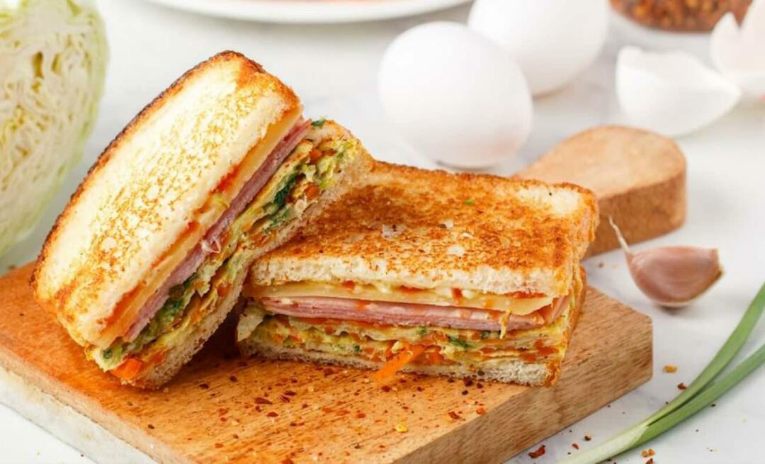 Hogyan készítsünk tojásos szendvicset Íme egy tojásos szendvics recept, rengeteg hozzávalóval