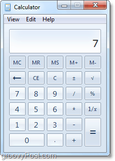 új Windows 7 számológép
