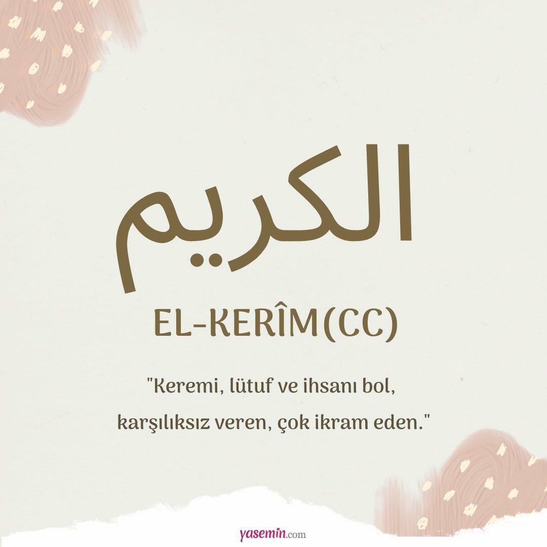 al-Karim név