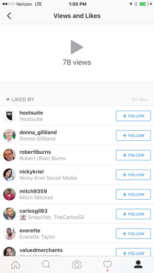 instagram videó nézetek és lájkok