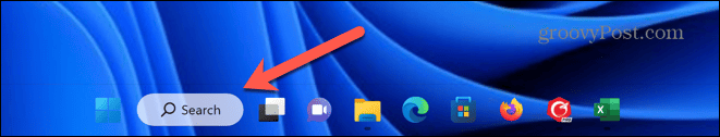 Windows 11 kereső ikonra