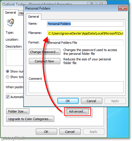 Hogyan lehet megtalálni a Microsoft Outlook .PST fájlt