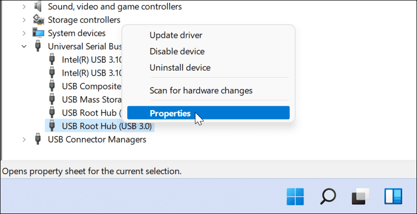 javítsa ki az USB-t, amely nem működik Windows 11 rendszeren