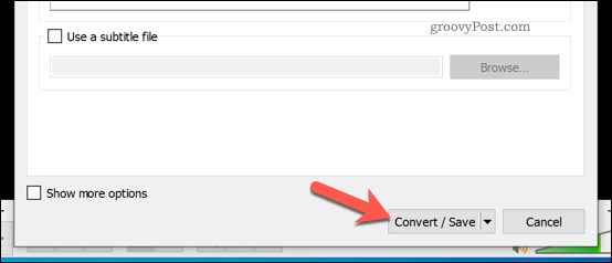 Videofájl konvertálása VLC-ben Windows rendszeren