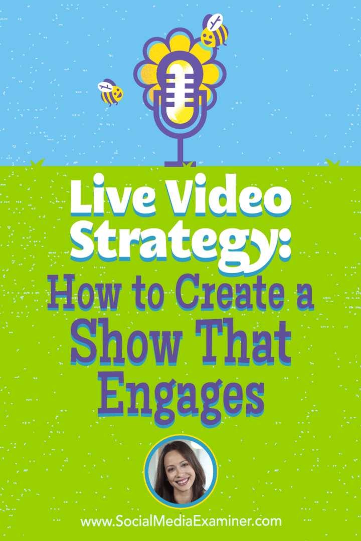 Élő videó stratégia: Hogyan lehet létrehozni egy olyan műsort, amely bevonja: Közösségi média vizsgáztató
