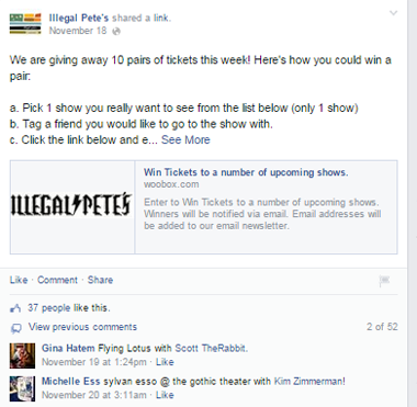 illegális petes facebook bejegyzés