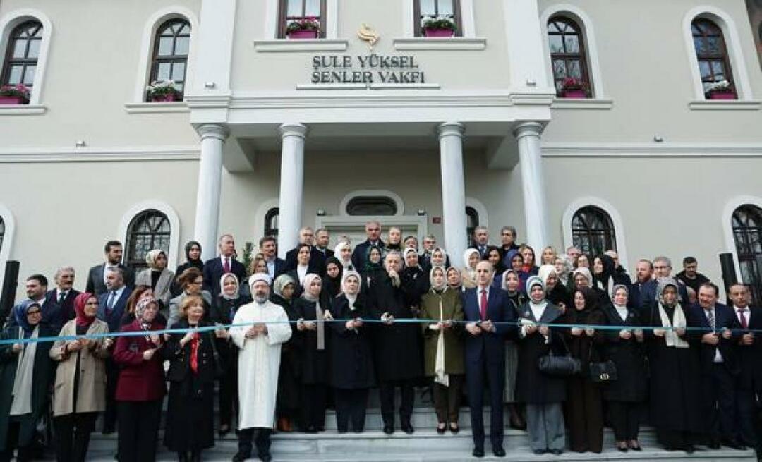 Erdoğan elnök vezetésével megnyílt a Şule Yüksel Şenler Alapítvány szolgáltató épülete