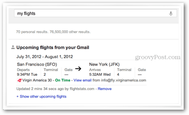A Gmail eredményeinek engedélyezése a Google Keresőben