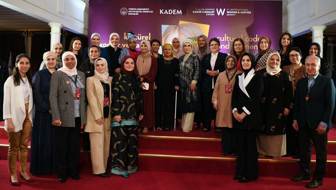 Emine Erdoğan a Nemzetközi Nők és Igazságügyi Csúcstalálkozón beszélt, civil szervezetek képviselői