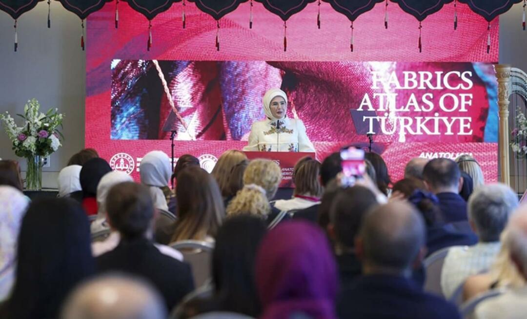Erdoğan First Lady vezetők feleségeivel találkozott New Yorkban: az anatóliai szőttesek káprázatosak voltak