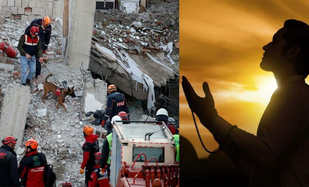 Milyen imákat mondanak azokért, akik a földrengés romjai alatt vannak?