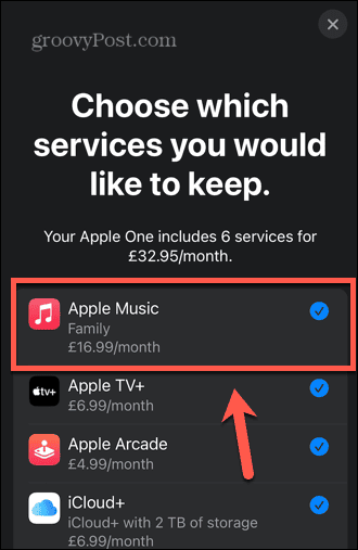 Apple zenei előfizetés