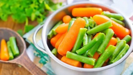 Hogyan tárolják a zöldségeket és a húst? 