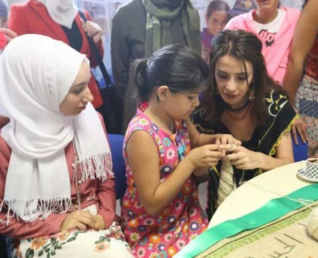 Songül Öden találkozott szír nőkkel