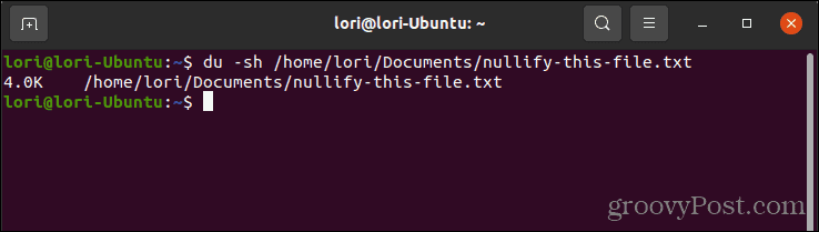 A du paranccsal ellenőrizheti a fájl méretét Linux alatt