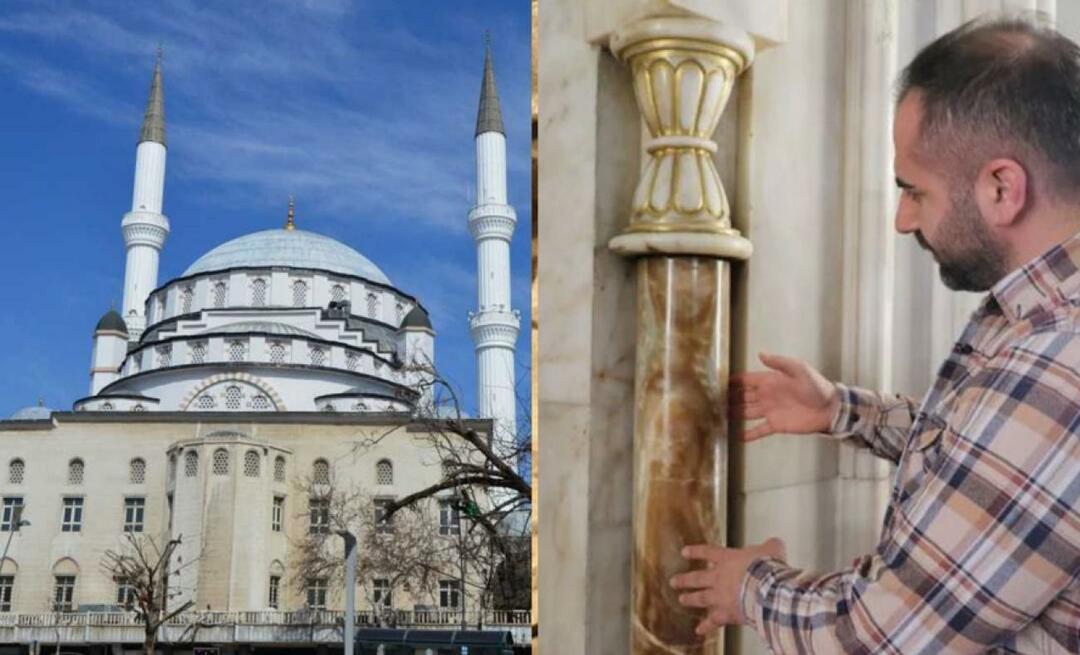 Az Elazigban található Izzet pasa mecsetet a mérlegoszlopainak köszönhetően 3 földrengés sem érintette!