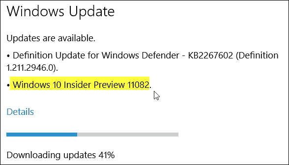 A Windows 10 bennfentes előnézete Build 11082 (Redstone) elérhető most