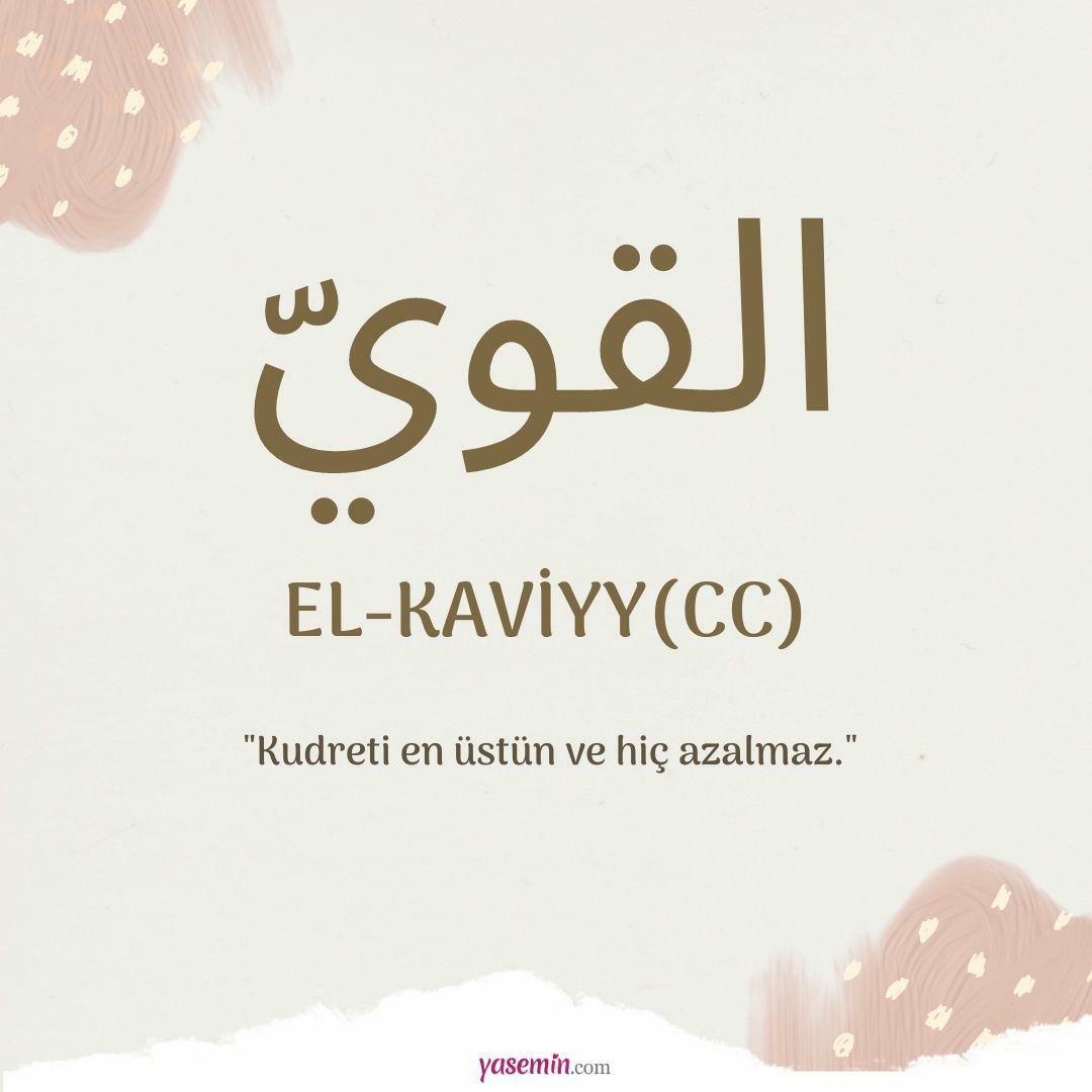 Mit jelent az al-Kaviyy (cc)?