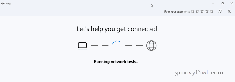 A hálózati hibaelhárító működésben a Windows 11 rendszeren