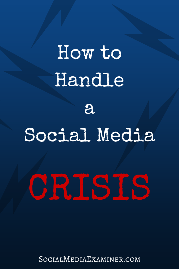 hogyan kell kezelni a közösségi média válságát