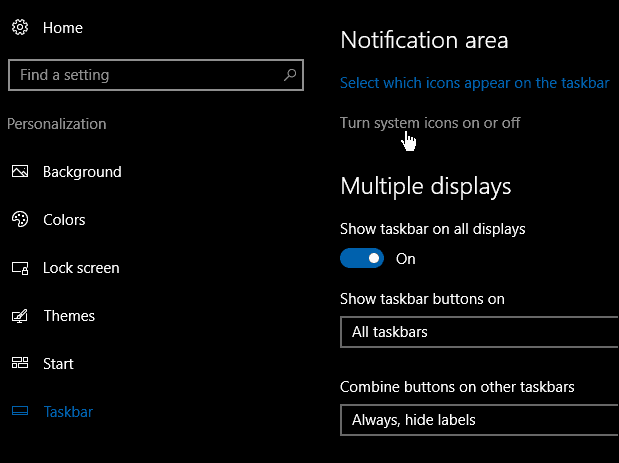 Windows 10 tipp: Válassza ki, mely ikonok jelenjenek meg a tálcán