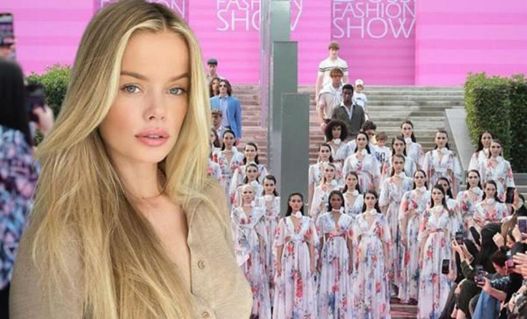 Frida Aasen világhírű modell, aki Antalyában lép majd fel a dobogóra, nem törte meg a hagyományt! "Hello Türkiye"