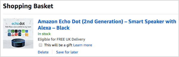 Az Amazon Echo Dot volt a legkeresettebb 2017 karácsonyán.