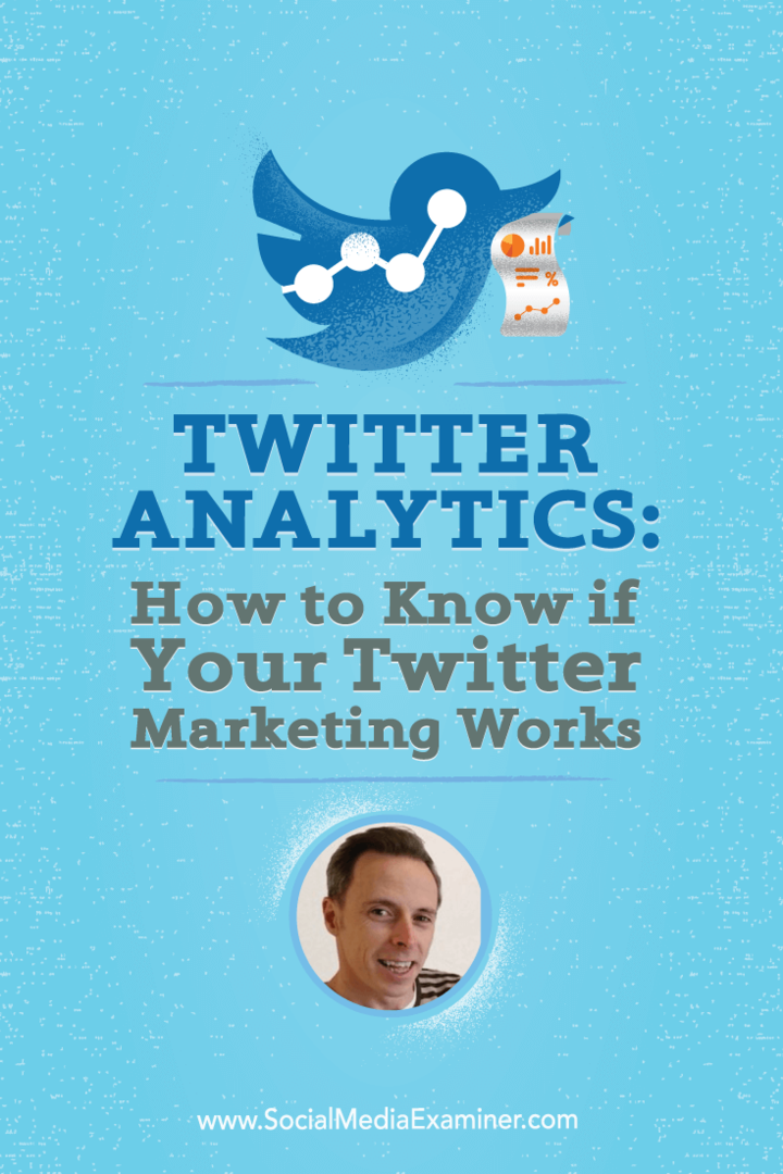 Twitter Analytics: Hogyan lehet megtudni, hogy működik-e a Twitter marketinged: Social Media Examiner