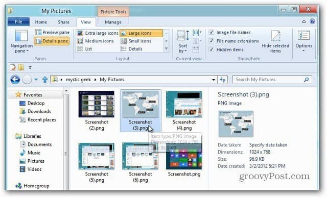 Képernyőkép készítése a Windows 8 rendszerben