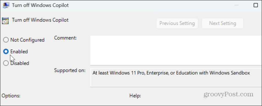 A másodpilóta letiltása a Windows 11 rendszeren