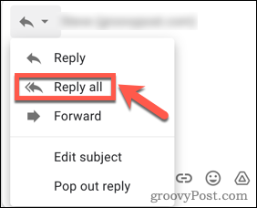 Válasz minden Gmail-címzettnek