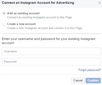 csatlakoztassa az Instagram-fiókot a facebook-hoz