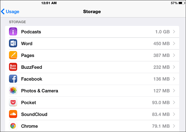 iOS 8 tároló