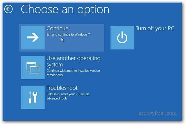 Készítse el a Windows 8 rendszert a Old Boot Manager használatával