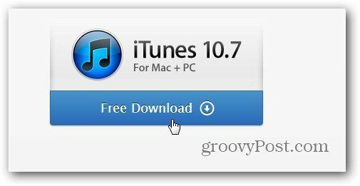 Töltse le az iTunes 10_7 alkalmazást