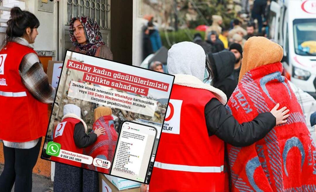 Új áttörés a Török Vörös Félholdtól: speciális WhatsApp vonalat hozott létre a földrengés áldozatai számára