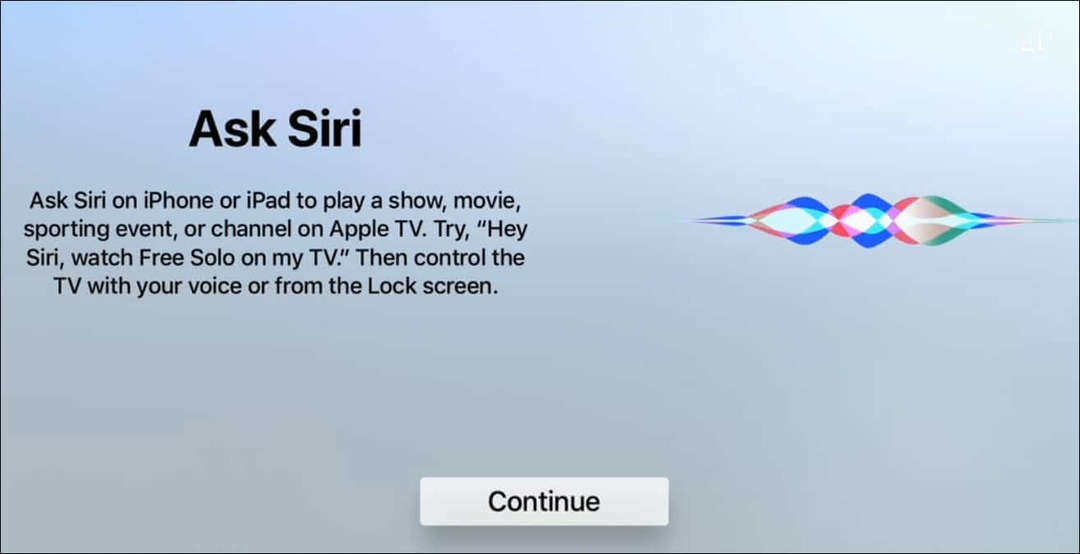 Kérdezze meg a Siri Apple TV-t