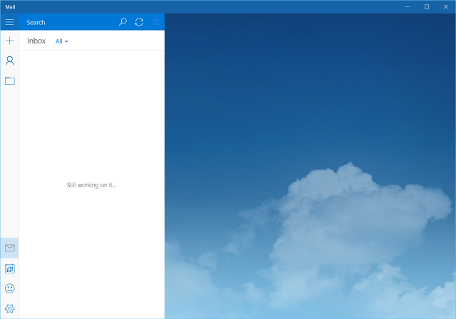 Windows 10 Mail alkalmazás