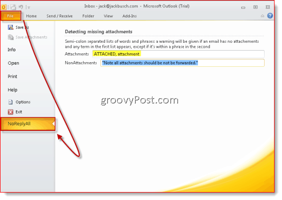 Hogyan adhat hozzá nem adható válaszokat, és nem küld tovább tovább az Outlook 2007 és az Outlook 2010 alkalmazáshoz
